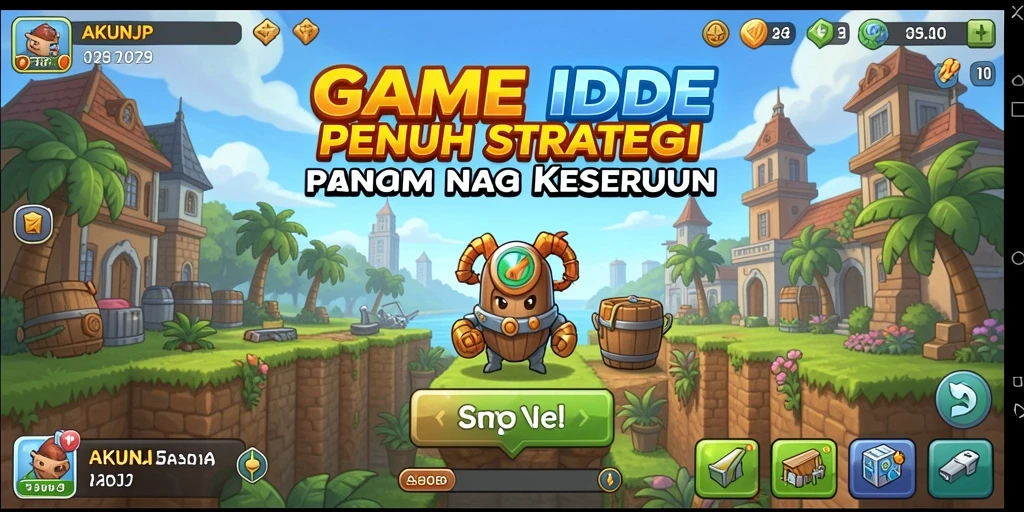 Gameplay menarik dari AKUNJP dalam genre Idle yang seru.