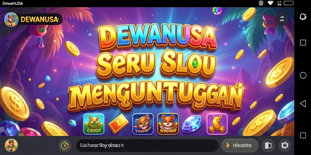 Screenshot gameplay DEWANUSA menampilkan keseruan bermain Slot yang menghibur.