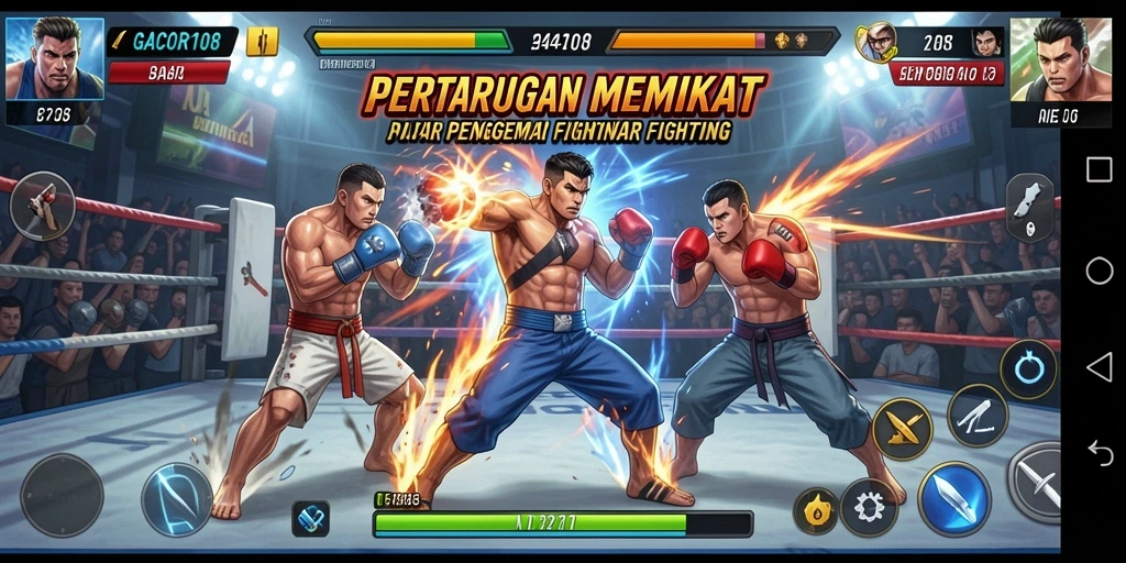 Tampilan gameplay <strong>GACOR108</strong> yang mendebarkan dan penuh aksi.