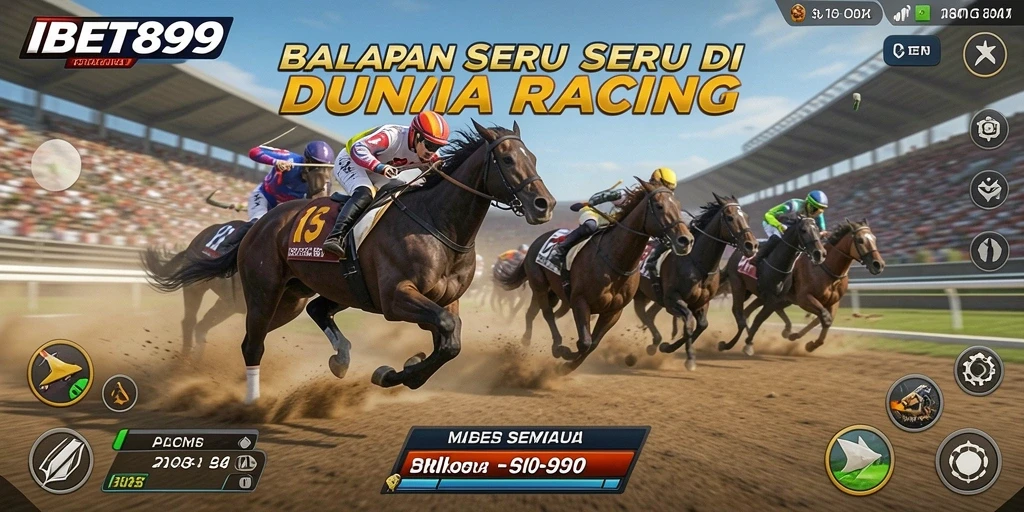 Tampilan gameplay IBET899 yang seru dan menegangkan dalam balapan.