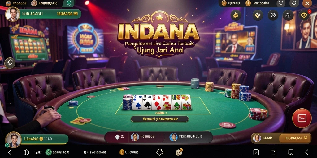 Tangkapan layar gameplay <strong>INDAAA</strong> dengan dealer langsung yang profesional.