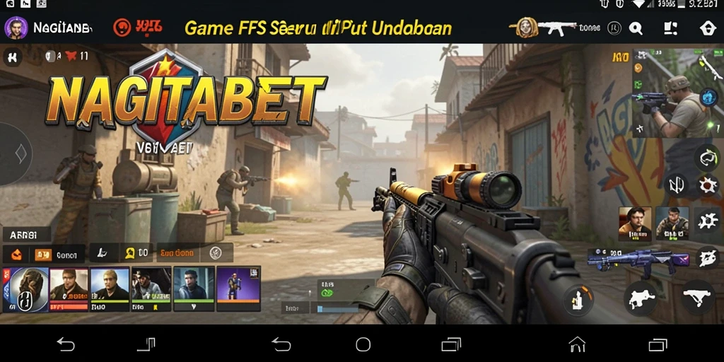 Tampilan gameplay seru dalam NAGITABET yang penuh aksi.