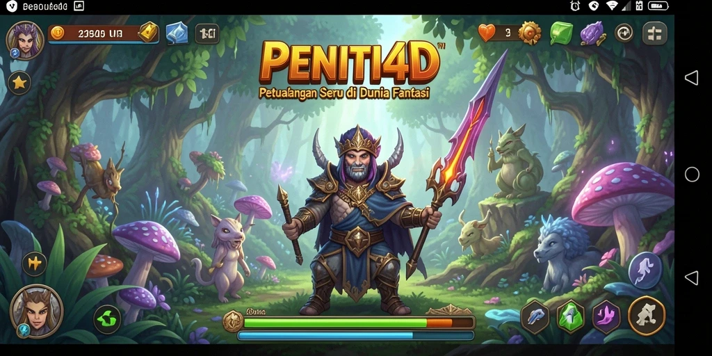 Screenshot utama PENITI4D menampilkan gameplay petualangan yang mendebarkan.