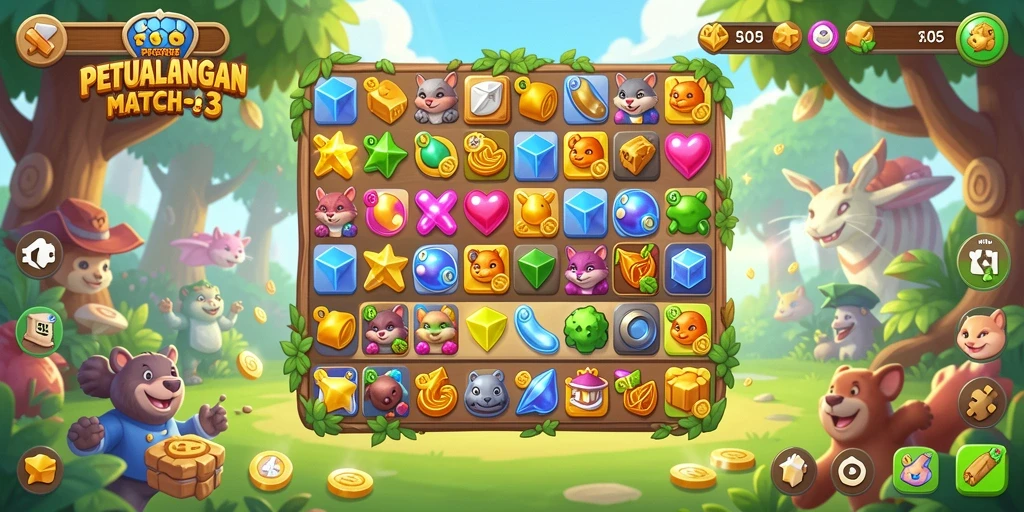 Gameplay menantang dan penuh warna dalam PRG007.