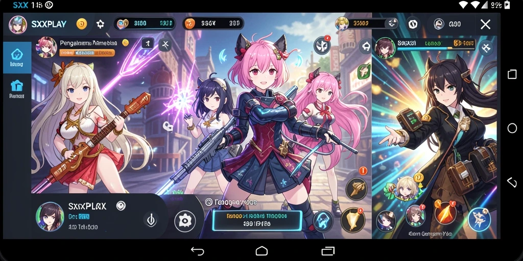 Tampilan gameplay menarik dari SXXPLAY yang penuh warna.